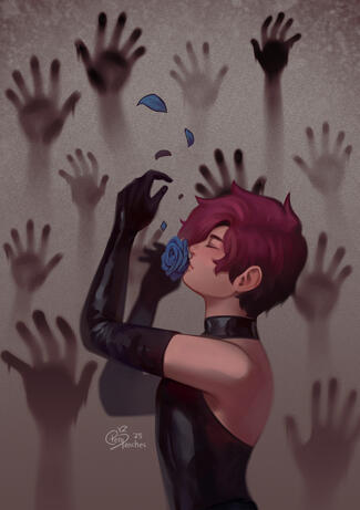Original Illustration "Rose"