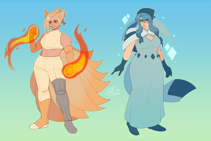 Humanized Pkmn Designs