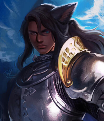 Fanart - FFXIV Warrior of Light